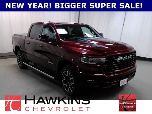 Used 2025 RAM 1500 Laramie w/ Sport Appearance Package image 1