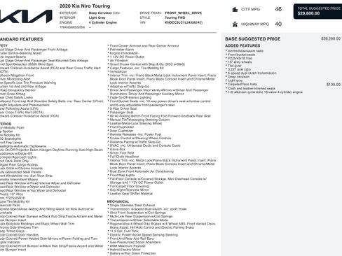 Used 2020 Kia Niro Touring image 5