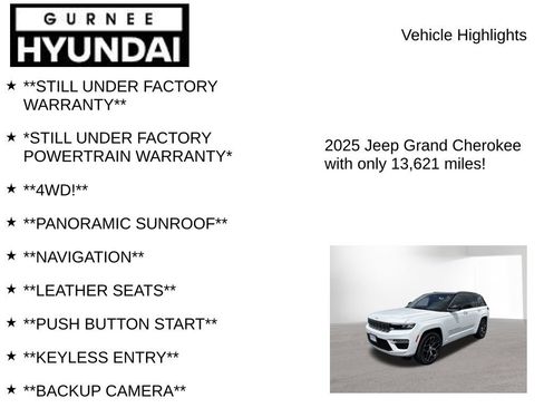 Used 2025 Jeep Grand Cherokee Summit AWD/4WD image 7