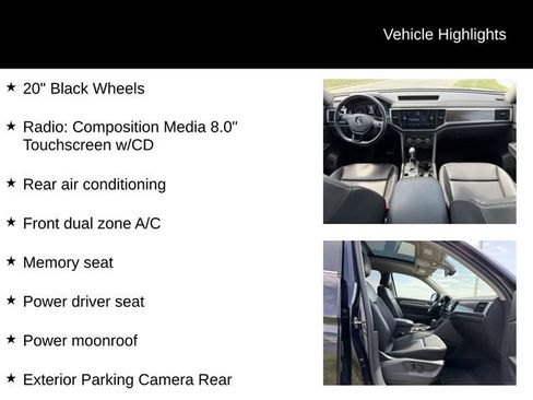 Used 2018 Volkswagen Atlas SEL AWD/4WD image 12