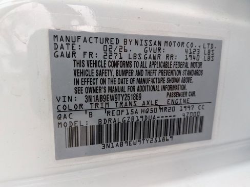 New 2026 Nissan Sentra SL image 27