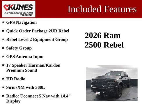New 2026 RAM 2500 Rebel image 3