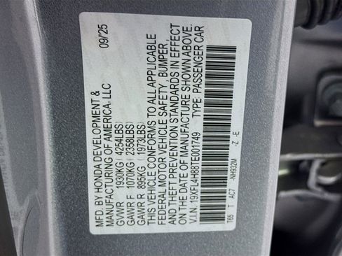 New 2026 Honda Civic Sport image 40