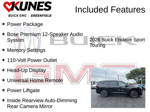New 2026 Buick Enclave Sport Touring w/ Power Package image 3