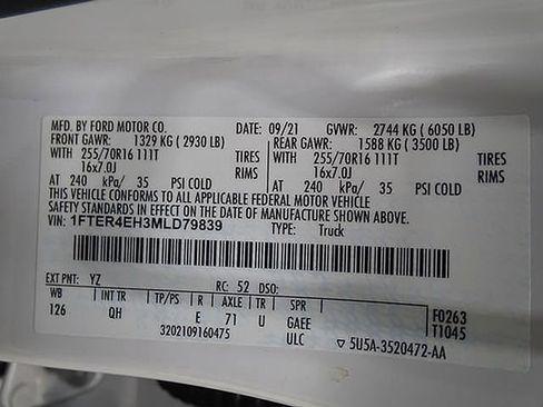 Used 2021 Ford Ranger XL w/ Equipment Group 101A High image 18