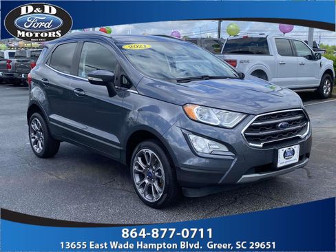 Certified 2021 Ford EcoSport Titanium AWD/4WD image 1