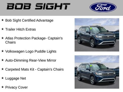 Used 2023 Volkswagen Atlas SEL AWD/4WD image 3