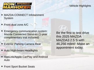 Used 2025 MAZDA MAZDA3 s FWD video 2