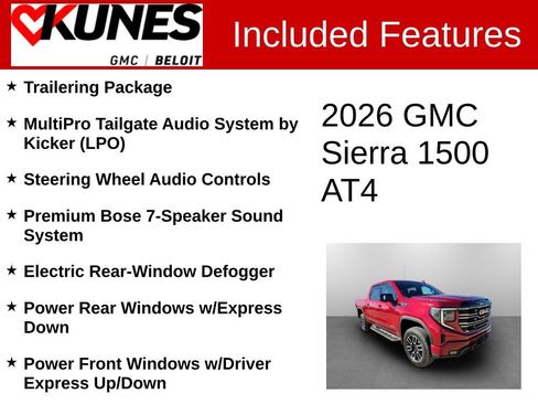 New 2026 GMC Sierra 1500 AT4 w/ AT4 Premium Package image 3