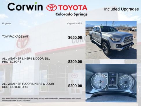 Used 2017 Toyota Tacoma TRD Off-Road w/ Tow Package (A/T) image 4