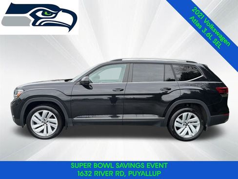 Used 2021 Volkswagen Atlas SEL image 3