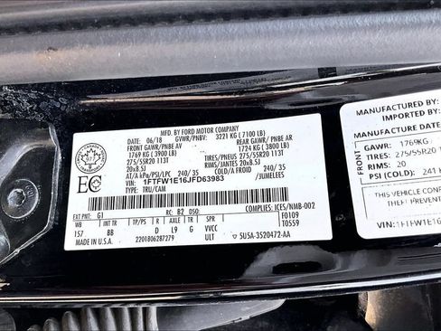 Used 2018 Ford F150 Platinum AWD/4WD image 30