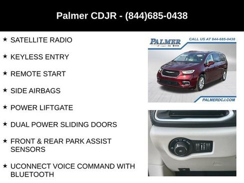 Certified 2021 Chrysler Pacifica Touring-L w/ Uconnect Theater Family Group image 18