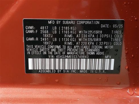 Certified 2025 Subaru Crosstrek 2.5i Limited w/ Crosstrek Mirror Package image 34