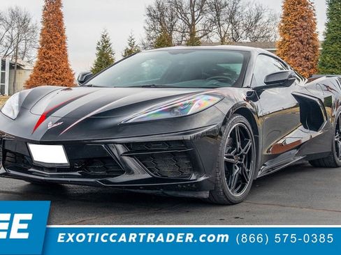 Used 2023 Chevrolet Corvette Stingray Coupe w/ Chrome Exterior Badge Package image 1