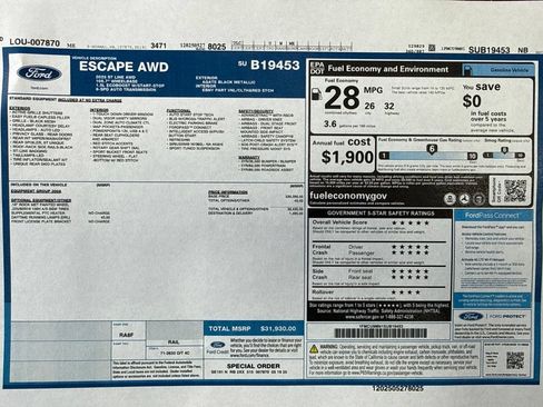 Used 2025 Ford Escape ST-Line AWD/4WD image 26