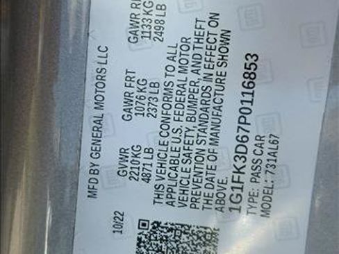 Used 2023 Chevrolet Camaro ZL1 RWD image 16