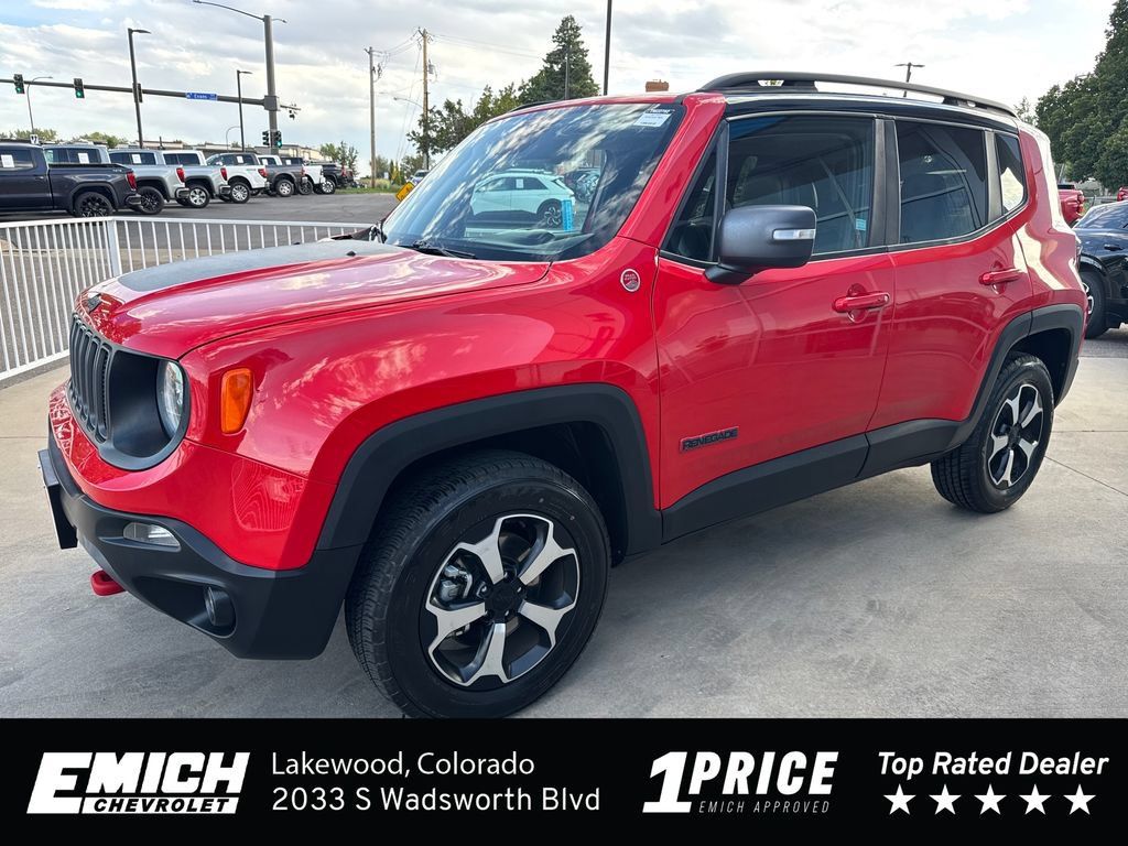 Used 2021 Jeep Renegade Trailhawk w/ Sun & Sound Group AWD/4WD 360° Tour