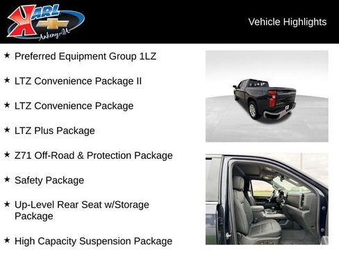 Used 2023 Chevrolet Silverado 1500 LTZ AWD/4WD image 2