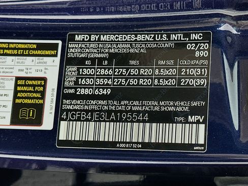 Certified 2020 Mercedes-Benz GLE 350 image 35