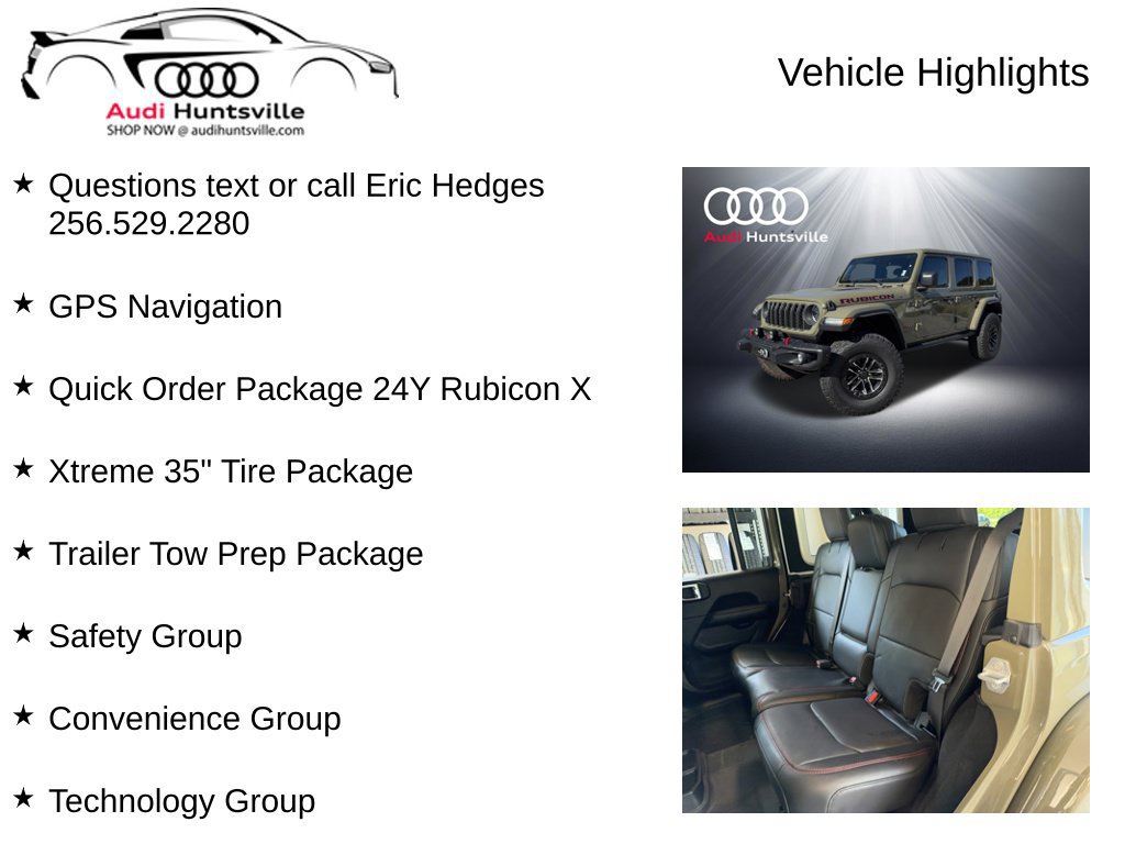 Used 2025 Jeep Wrangler Unlimited Rubicon AWD/4WD image 6
