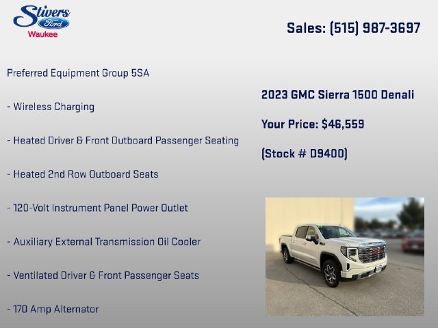 Used 2023 GMC Sierra 1500 Denali w/ Denali Reserve Package AWD/4WD image 28