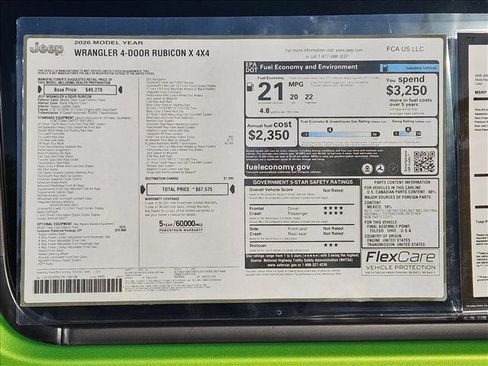 New 2026 Jeep Wrangler Unlimited Rubicon image 17
