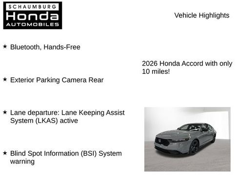New 2026 Honda Accord Sport image 7