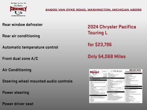 Used 2024 Chrysler Pacifica Touring-L FWD image 4