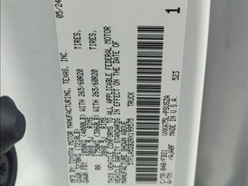 Used 2024 Toyota Tundra SR5 w/ SR5 Convenience Package image 27