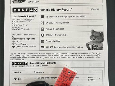 Used 2015 Toyota RAV4 LE image 5