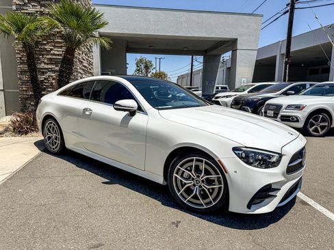 Used 2022 Mercedes-Benz E 450 4MATIC Coupe w/ AMG Line image 1