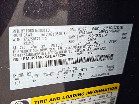 New 2025 Ford Expedition Max Platinum w/ Stealth Performance Package image 30