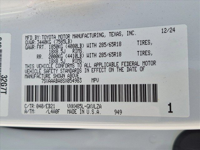 Certified 2025 Toyota Sequoia TRD Pro AWD/4WD image 26