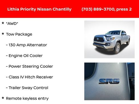 Used 2017 Toyota Tacoma SR5 AWD/4WD image 6