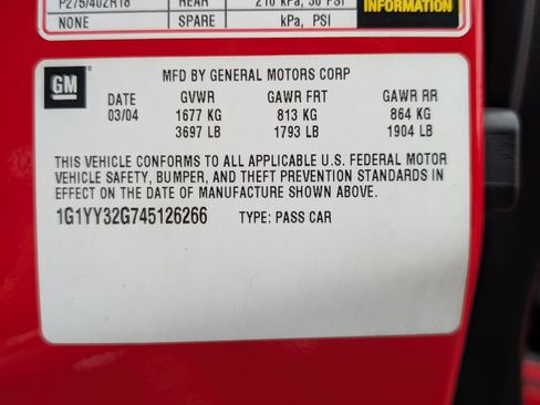 Used 2004 Chevrolet Corvette Convertible w/ Preferred Equipment Group image 30