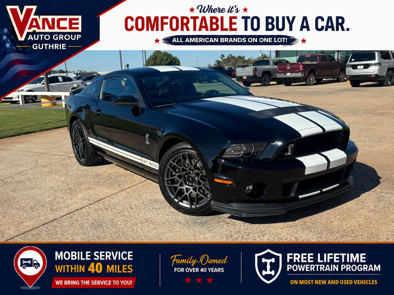 Used 2013 Ford Mustang Shelby GT500 RWD image 1