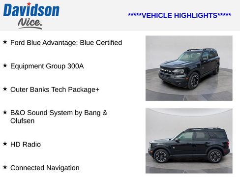 Certified 2025 Ford Bronco Sport Outer Banks w/ Outer Banks Tech Package+ AWD/4WD image 4