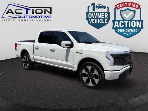 Used 2023 Ford F150 Lightning Platinum AWD/4WD image 1