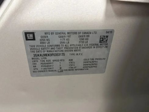 Used 2015 GMC Terrain SLE FWD image 22