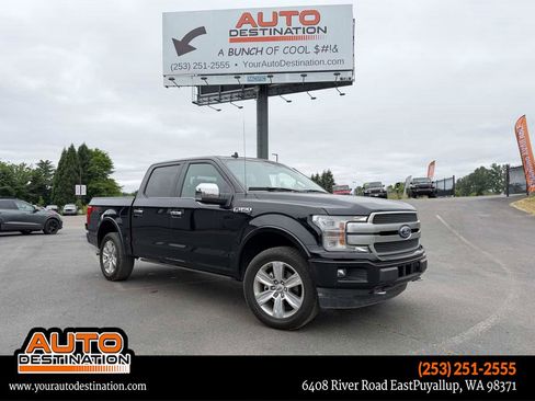 Used 2019 Ford F150 Platinum w/ Max Trailer Tow Package AWD/4WD image 1