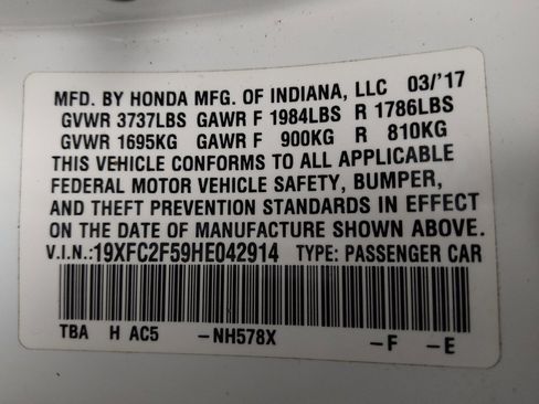 Used 2017 Honda Civic LX image 33