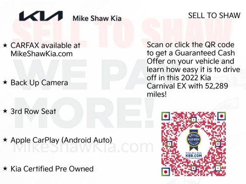 Certified 2022 Kia Carnival EX image 13