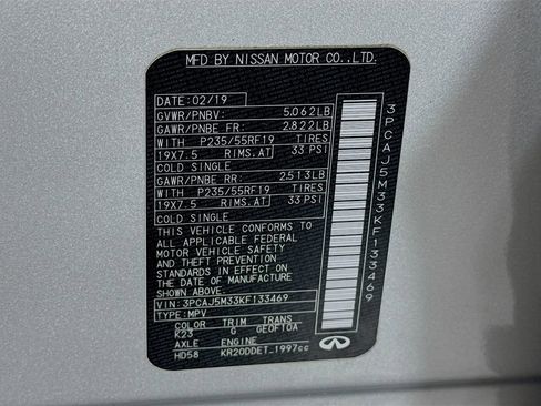 Used 2019 INFINITI QX50 Luxe w/ Navigation Package image 41