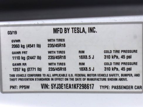 Used 2019 Tesla Model 3 Standard Range Plus RWD image 42