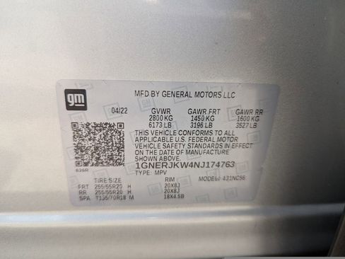 Certified 2022 Chevrolet Traverse RS image 36