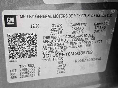 Used 2021 GMC Sierra 1500 AT4 w/ AT4 Premium Package image 35