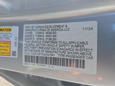 Used 2025 Honda Accord Sport image 33