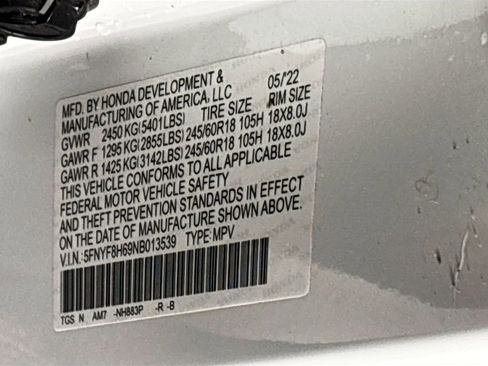 Certified 2022 Honda Passport TrailSport image 27