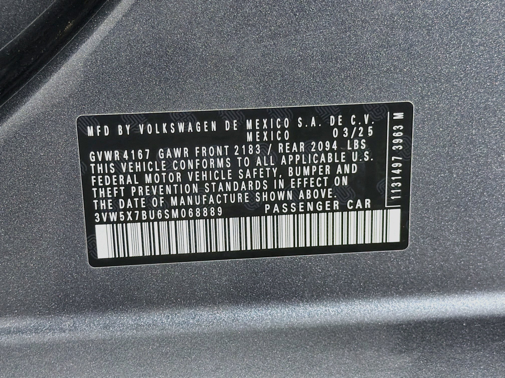 Used 2025 Volkswagen Jetta S FWD image 12